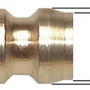 Temperierkupplungsstecker 9mm Zapfen,G 1/4"(AG), beidseitig absperrend