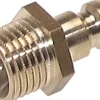 Temperierkupplungsstecker 9mm Zapfen,G 1/4"(AG)