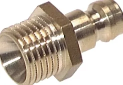 Temperierkupplungsstecker 9mm Zapfen,G 1/4"(AG)