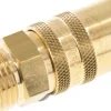 Temperier-Schnellkupplung 13mm Zapfen,G 1/2"(AG), für Stecker beidseitig absperrend
