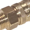 Temperier-Schnellkupplung 9mm Zapfen,G 1/4"(AG), Messing, ohne Ventil