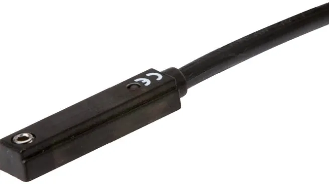 T-Nut (5mm) Zylinderschalter, 2-Leiter-Reed-Sensor, gelbe LED Typ ZSA 12-M8