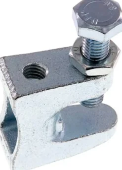 Trägerklemme aus Temperguss verzinkt, M 10 (1 - 20 mm)
