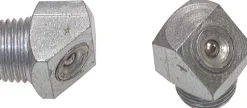 45° Trichterschmiernippel, M 10x1 (konisch), Stahl verzinkt