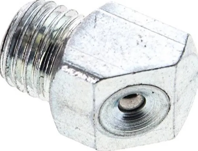 45° Trichterschmiernippel, M 8x1 (konisch), Stahl verzinkt