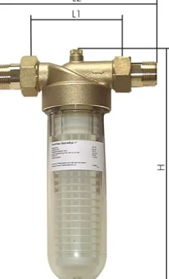 Trinkwasser-Feinfilter, DVGW bauteilgeprüft R 3/4"