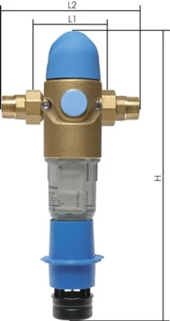 Trinkwasser-Rückspülfilter, DVGW bauteilgeprüft R 1-1/4"