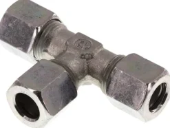T-Schneidringverschraubung 8 LL (M12x1), Stahl verzinkt