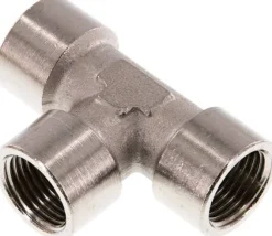 T-Stück G 1/2" (IG), Messing vernickelt