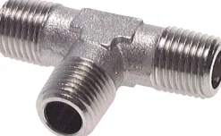 T-Stück R 1/4" (AG), Messing vernickelt