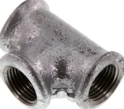 T-Stück Rp 1/2" (IG), Temperguss verzinkt