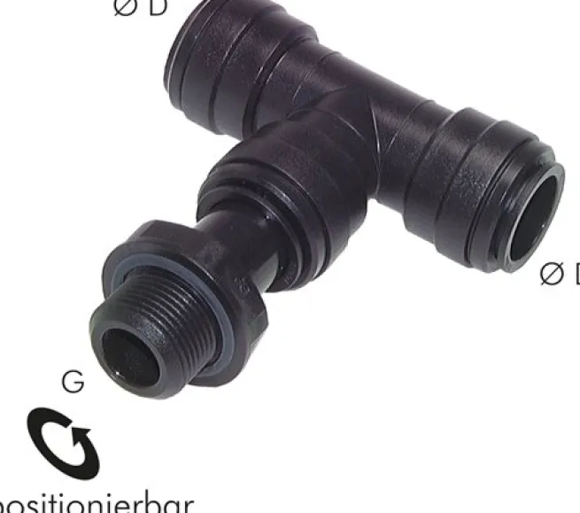 T-Steckanschluss G 1/2"-15mm, IQS-Big