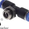 T-Steckanschluss G 3/8"-6mm, IQS-Standard