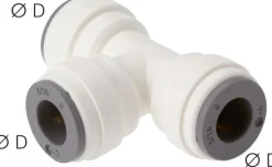 T-Steckanschluss 10mm, IQS-LE (EPDM-Dichtung)