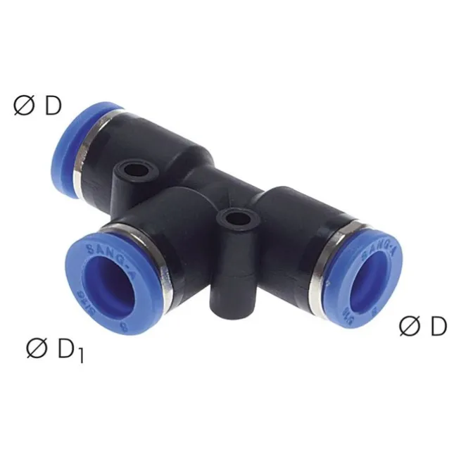 T-Steckanschluss 12mm-12mm, IQS-Standard