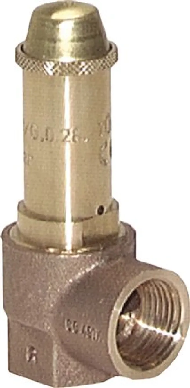 TÜV-Ecksicherheitsventil G 1/2" (IG), 4,0 bar Typ SVGI 12 10-4