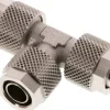 T-Verschraubung 10x8 / 10x8mm, Messing vernickelt