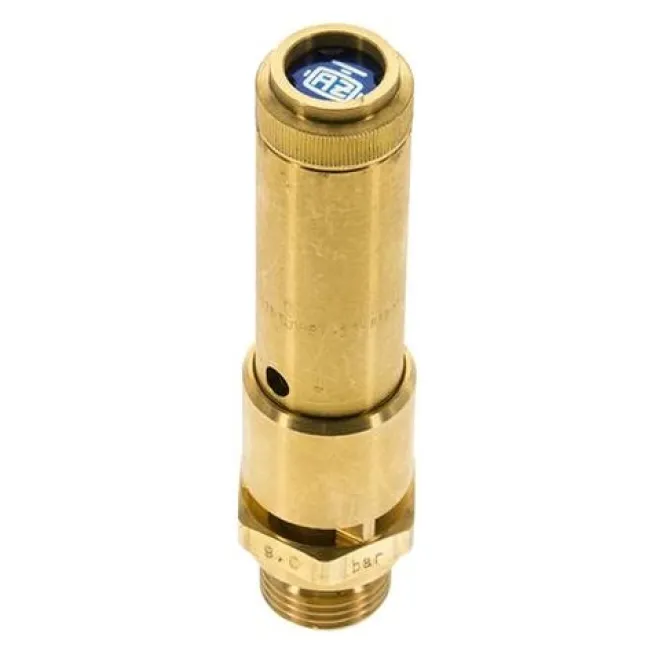 TÜV-Sicherheitsventil G 1/2" (DN10), 11,00 bar, Messing