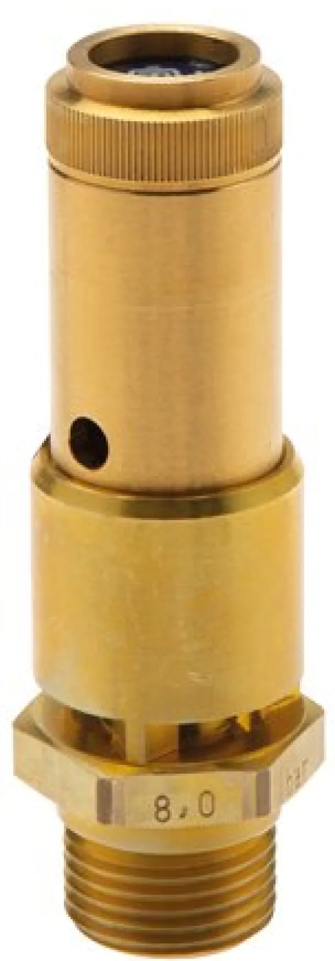 TÜV-Sicherheitsventil G 3/4" (DN10), 16,40 bar, Messing