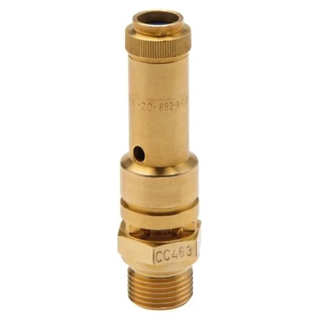TÜV-Sicherheitsventil G 1/4" (DN8), 11,00 bar, Messing