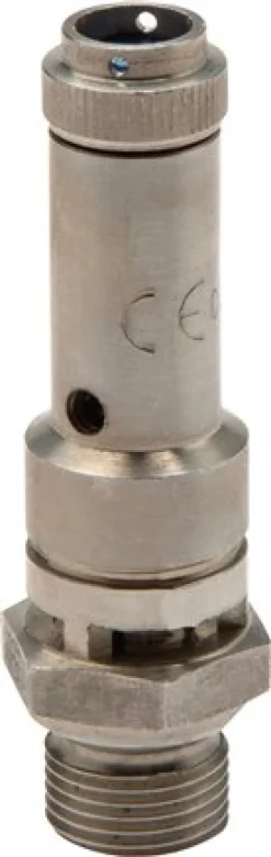 TÜV-Sicherheitsventil G 1/2" (DN8), 16,00 bar, 1.4571