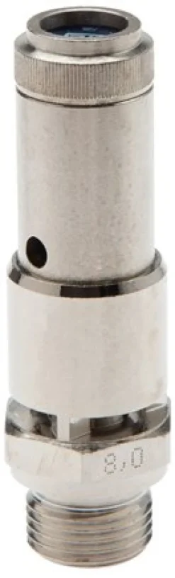 TÜV-Sicherheitsventil G 3/8" (DN8), 7,30 bar, Messing