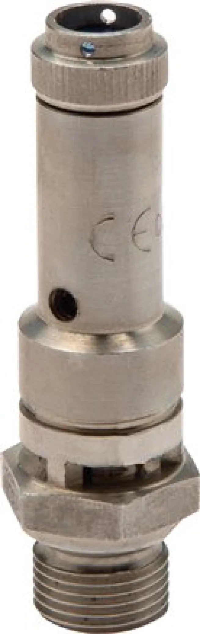 TÜV-Sicherheitsventil G 1/4" (DN8), 9,50 bar, 1.4571