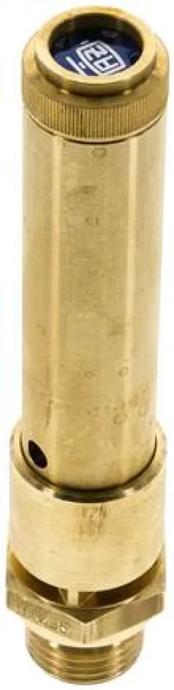 TÜV-Sicherheitsventil G 1/2" (DN10), 43,50 bar, Messing