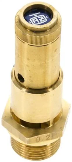 TÜV-Sicherheitsventil G 3/4" (DN10), 8,00 bar, Messing