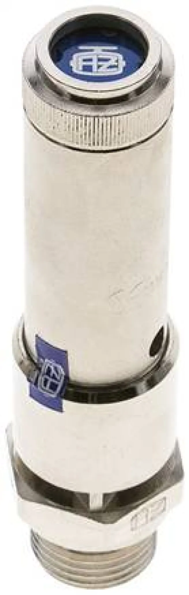 TÜV-Sicherheitsventil G 1/2" (DN10), 30,00 bar, Messing vernickelt