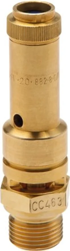 TÜV-Sicherheitsventil G 3/8" (DN8), 39,00 bar, Messing