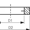 Unverlierbarer Dichtring für Gewinde G 3/8"