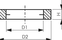 Unverlierbarer Dichtring für Gewinde G 3/8"