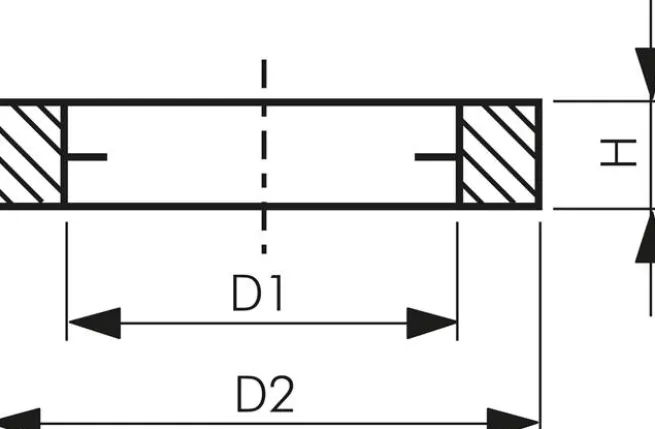 Unverlierbarer Dichtring für Gewinde G 1/8"