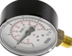 Vakuummmeter, 63mm, senkrecht, -1 bis 5