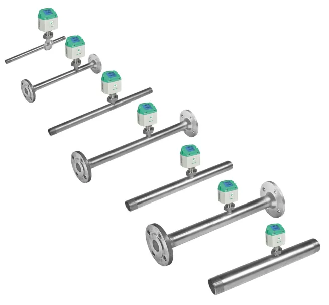 Verbrauchszähler G1/2 für Druckluft und Gase VA 520 Edelstahl 1.4301