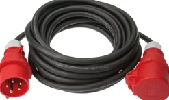Verlängerungskabel (außen), 10m, CEE BAU (400 V / 16 A)