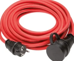Verlängerungskabel (außen), 25m, rot (230 V AC)