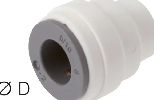 Verschlusskappe für 8mm Schläuche, IQS-LE (EPDM-Dichtung)