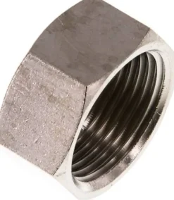 Verschlusskappe G 3/4", Messing vernickelt