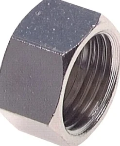 Verschlusskappe G 3/4", Messing vernickelt