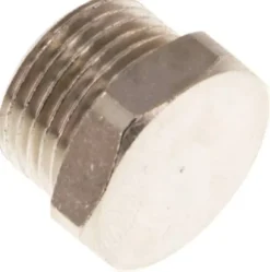 Verschlussstopfen Außenskt. G 3/8", Messing vernickelt
