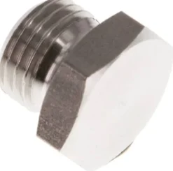 Verschlussstopfen Außenskt. G 1/4", V4A, flach