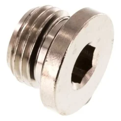 Verschlussstopfen Innenskt. G 1/4", Messing vernickelt