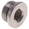 Verschlussstopfen Innenskt. G 1/2", Messing vernickelt