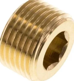 Verschlussstopfen Innenskt. G 3/8", Messing Typ VS 38 MS OB