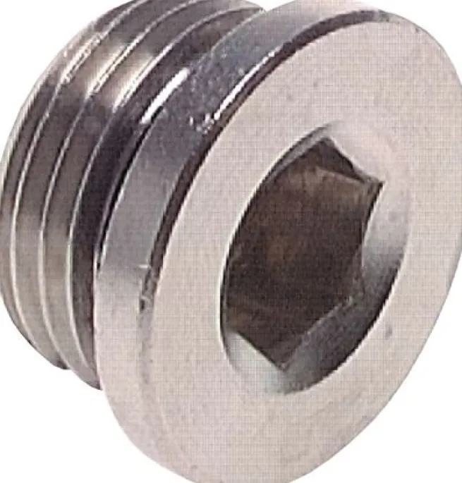 Verschlussstopfen Innenskt. G 3/8", Messing vernickelt