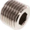Verschlussstopfen Innenskt. R 1/4", Messing vernickelt