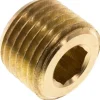 Verschlussstopfen Innenskt. R 1/4", Messing