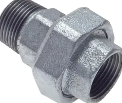 Verschraubung kon. dichtend, Rp 1/2"/R 1/2" (IG/AG)
